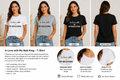 In Love with My Bald King – Women's Graphic T-Shirt