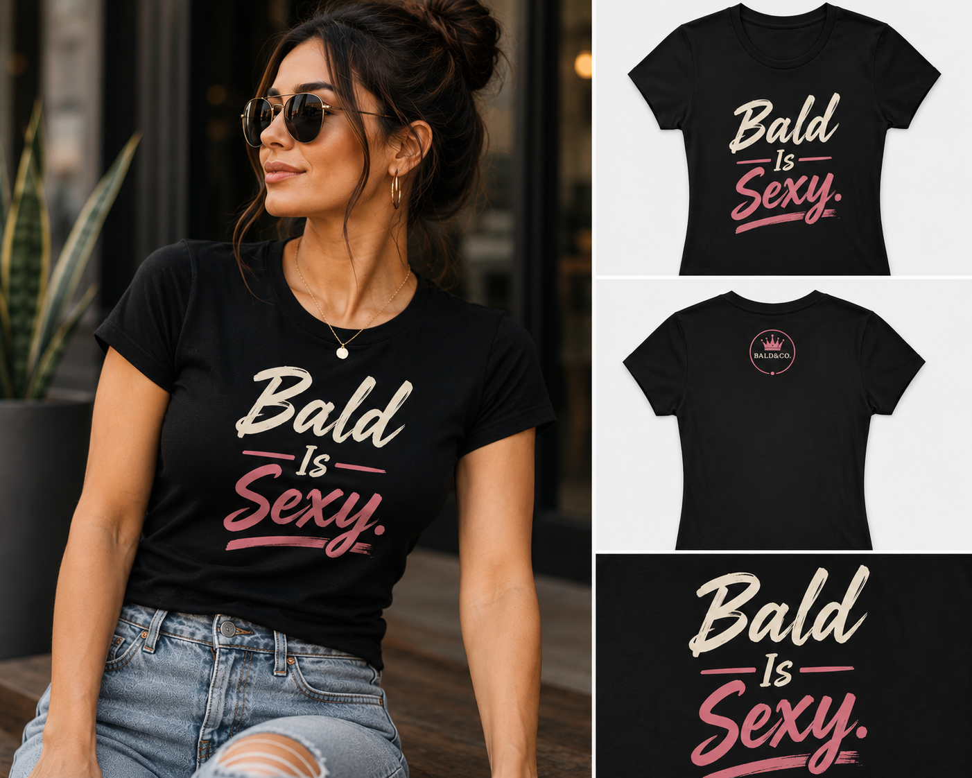Bald Is Sexy – Women's Premium T-Shirt