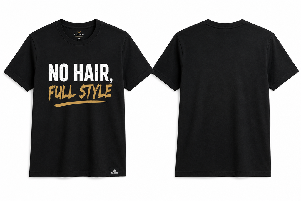 No Hair. Full Style. Premium Graphic T-Shirt